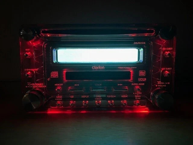 Clarion ADDZEST DMZ635 2DIN CD MD Car Audio Player JDM Tested