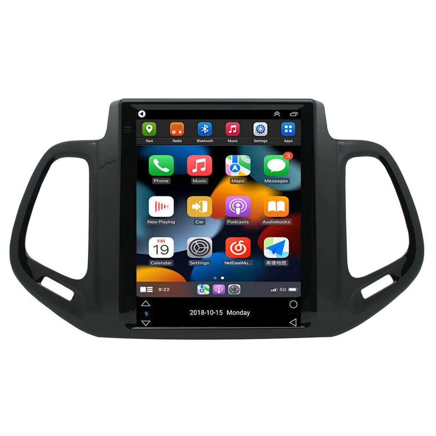 for Jeep Patriot Compass Radio 2017-2019 Car Stereo Wireless/Wired Apple Carp…