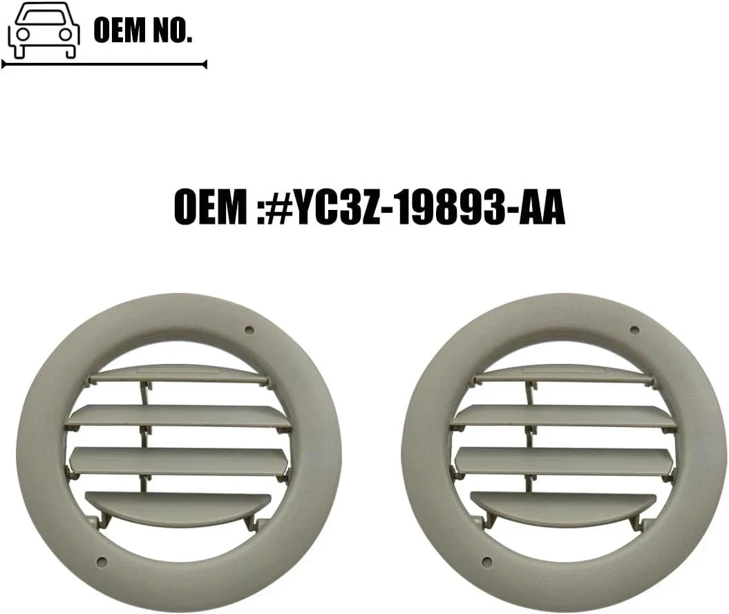 2PCS Roof Headliner AC Heater Air Vents Compatible with Ford Transit 2015 to 202