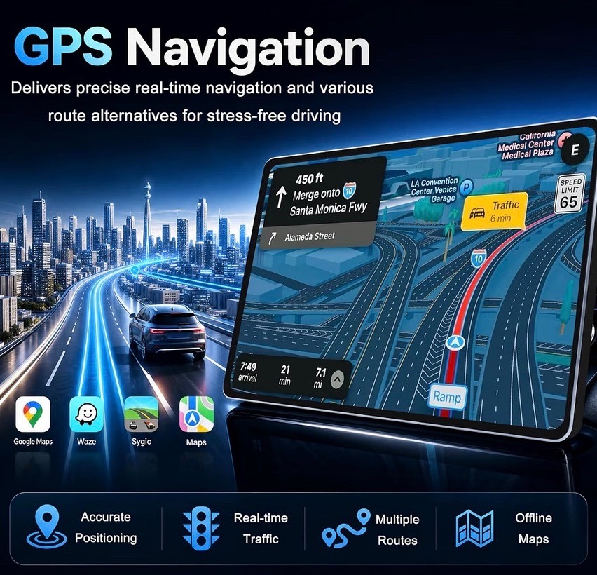 Car Radio Stereo for Ford F150 2009-2012 11.5inch 8 Core 4GB+64GB Android 13 SWC