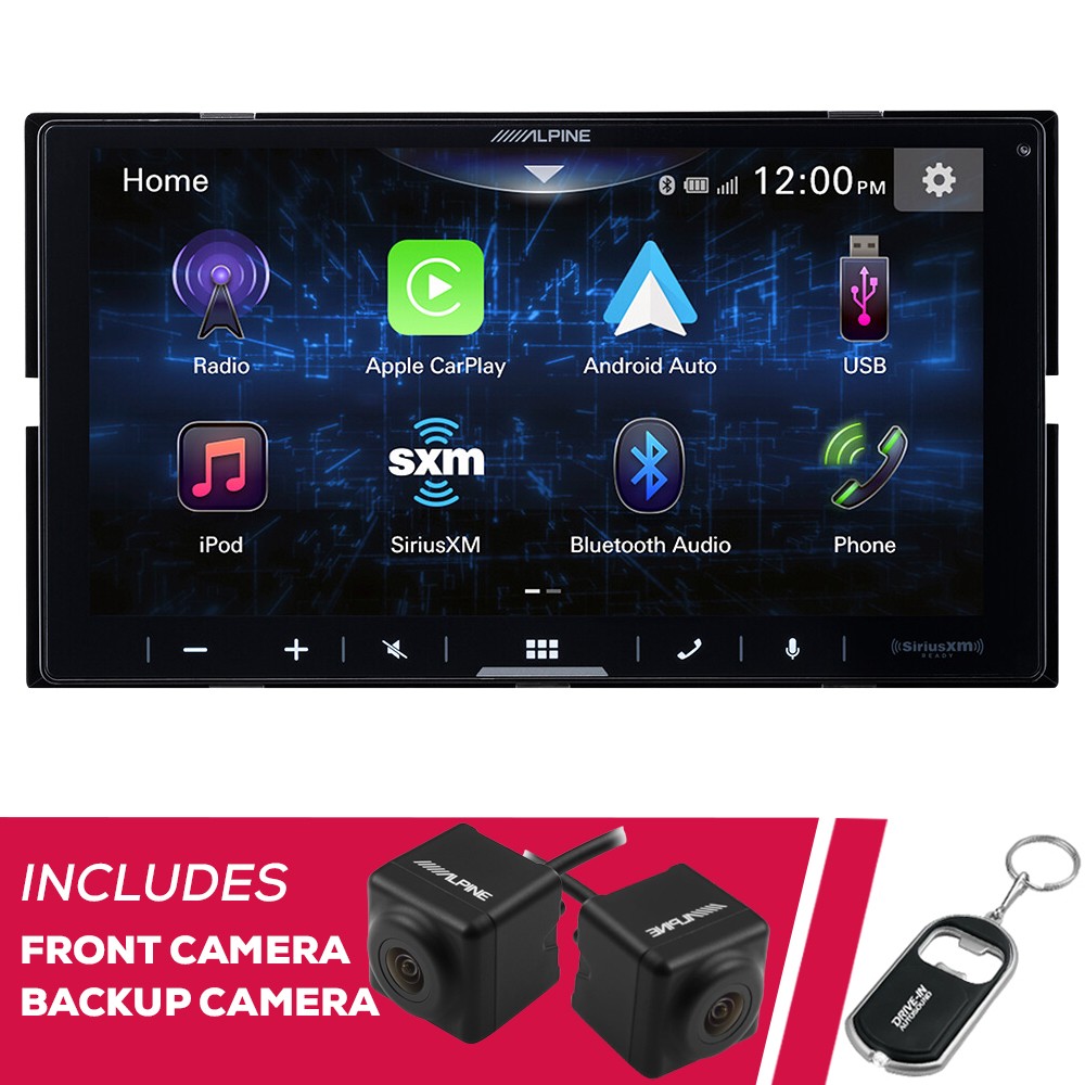 Alpine ILX-W770 6.75″ Digital Multimedia w/ Front & Backup Camera System