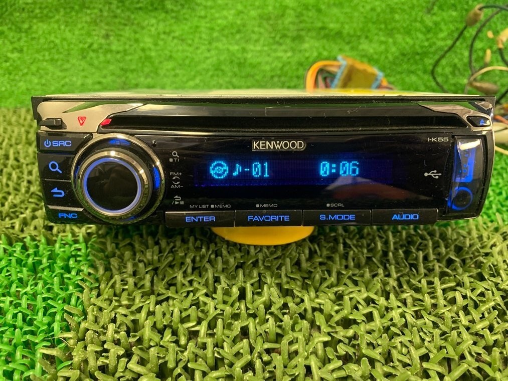 Kenwood I-K55 CD USB AUX Receiver Car Audio Near Mint JAPAN