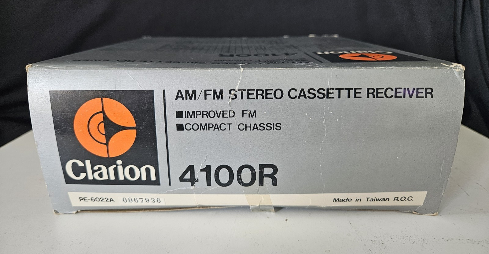 Clarion 4100R Vtg AM/FM Stereo Cassette Receiver Car Audio Radio – NEW in BOX