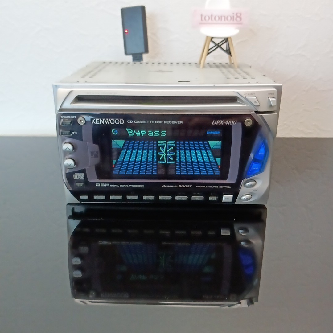 KENWOOD DPX-4100 2DIN DSP Equalizer CD/Cassette – Operation Confirmed