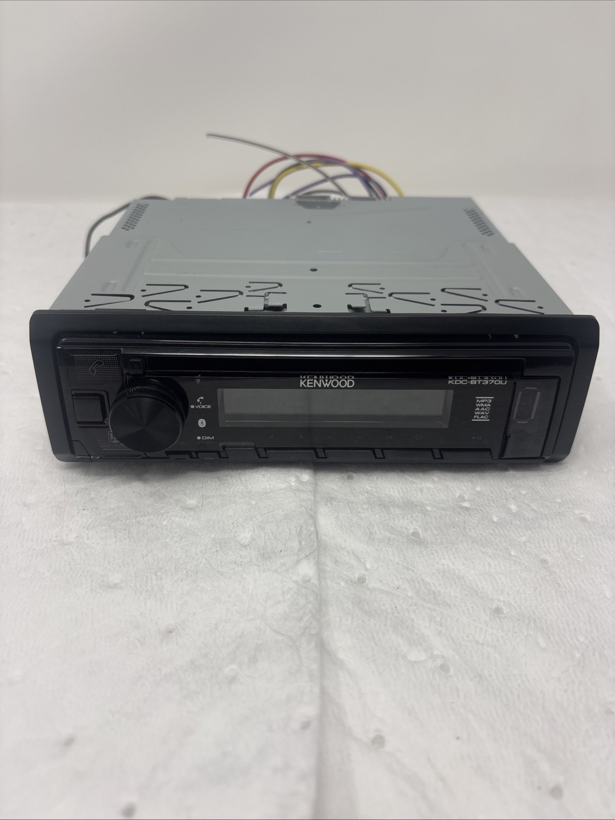 KENWOOD KDC-BT370U CD Car Stereo Receiver with Bluetooth AM FM Radio Front