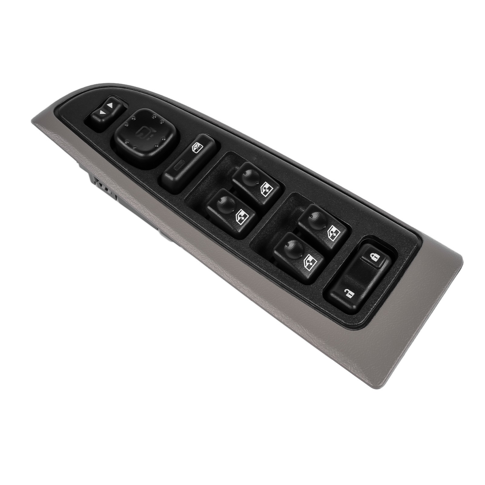 Door Lock and Power Window Switch & Gray Bezel Assembly for GMC Sierra 1500 HD