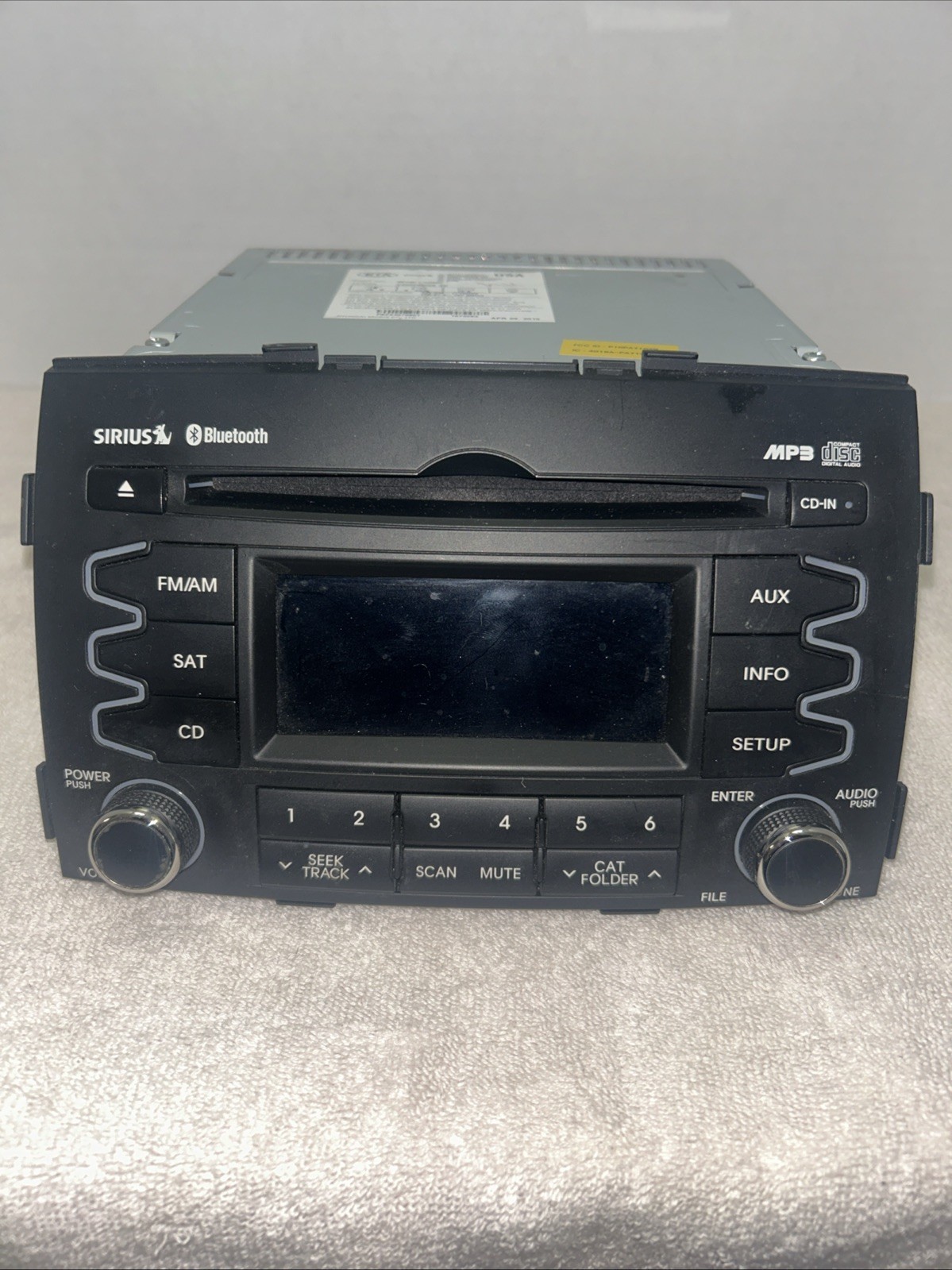 Kia 96140-1U200 OEM Touchscreen Bluetooth SiriusXM CD USB Radio Head Unit