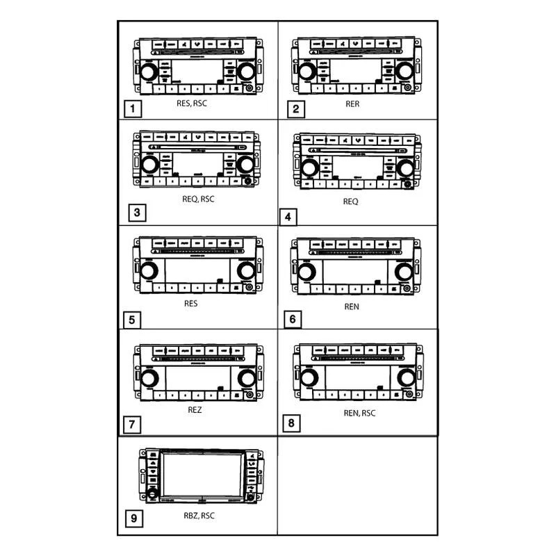 Mopar AM/FM/6 DVD Radio