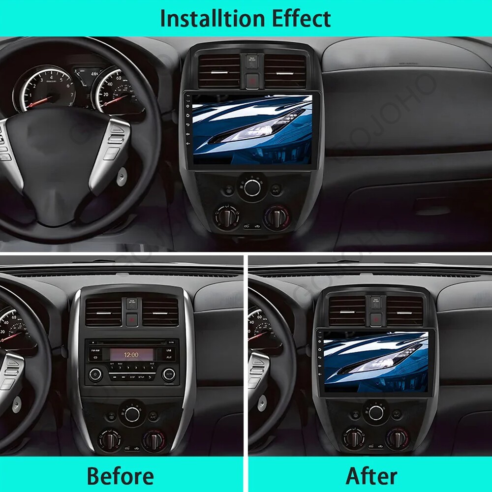For Nissan Versa Sedan 2015-2019 Android 15.0 Car Stereo Radio GPS Nav + Camera
