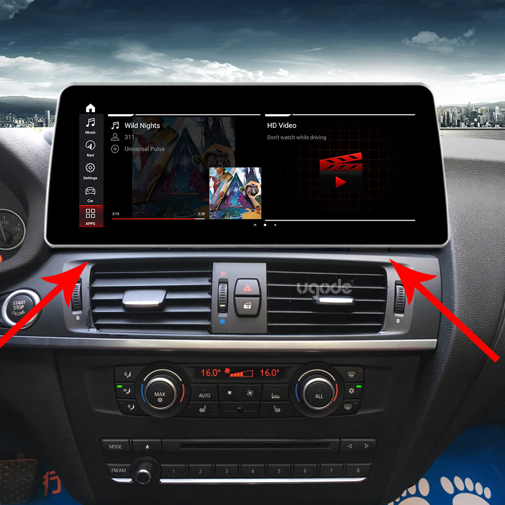 Ugode Frame Base Stand Bracket for 12.3inch BMW X3 F25 NBT Android Screen