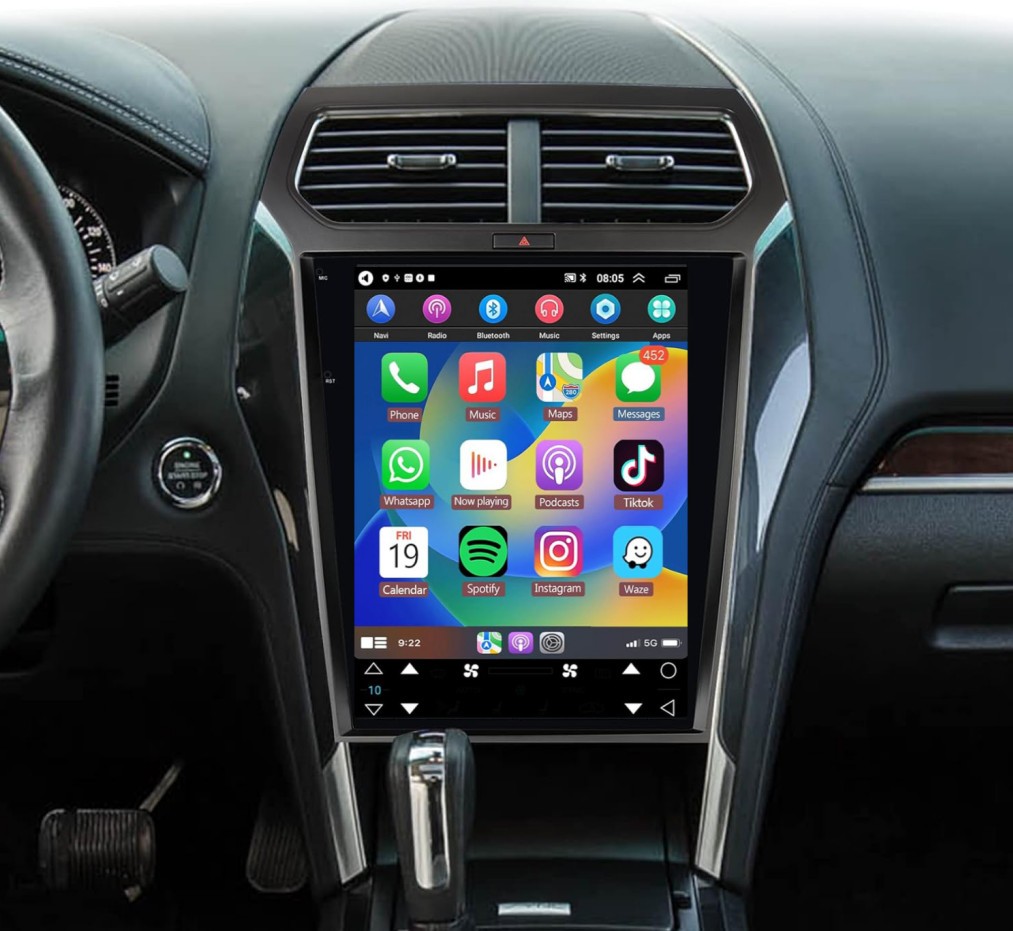 NEW 12.1″ HD Android Car Radio GPS Navigation 2+32GB For Ford Explorer 2011-2019