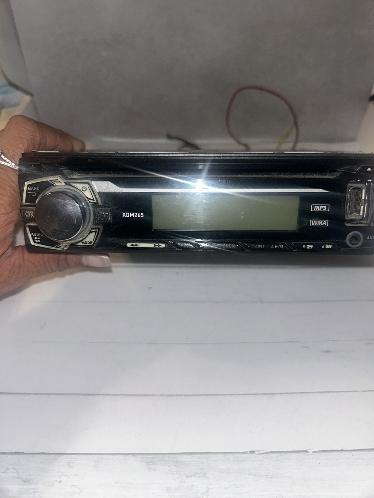 Car Stereo DIN 60W CD Receiver Detachable Faceplate DUAL Electronics XDM265