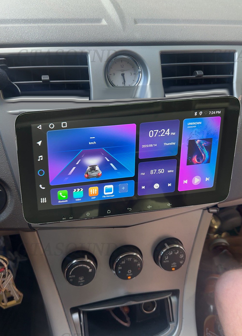 For 2007-2010 Chrysler Sebring GPS BT Radio w/ Camera Car Stereo Android CarPlay