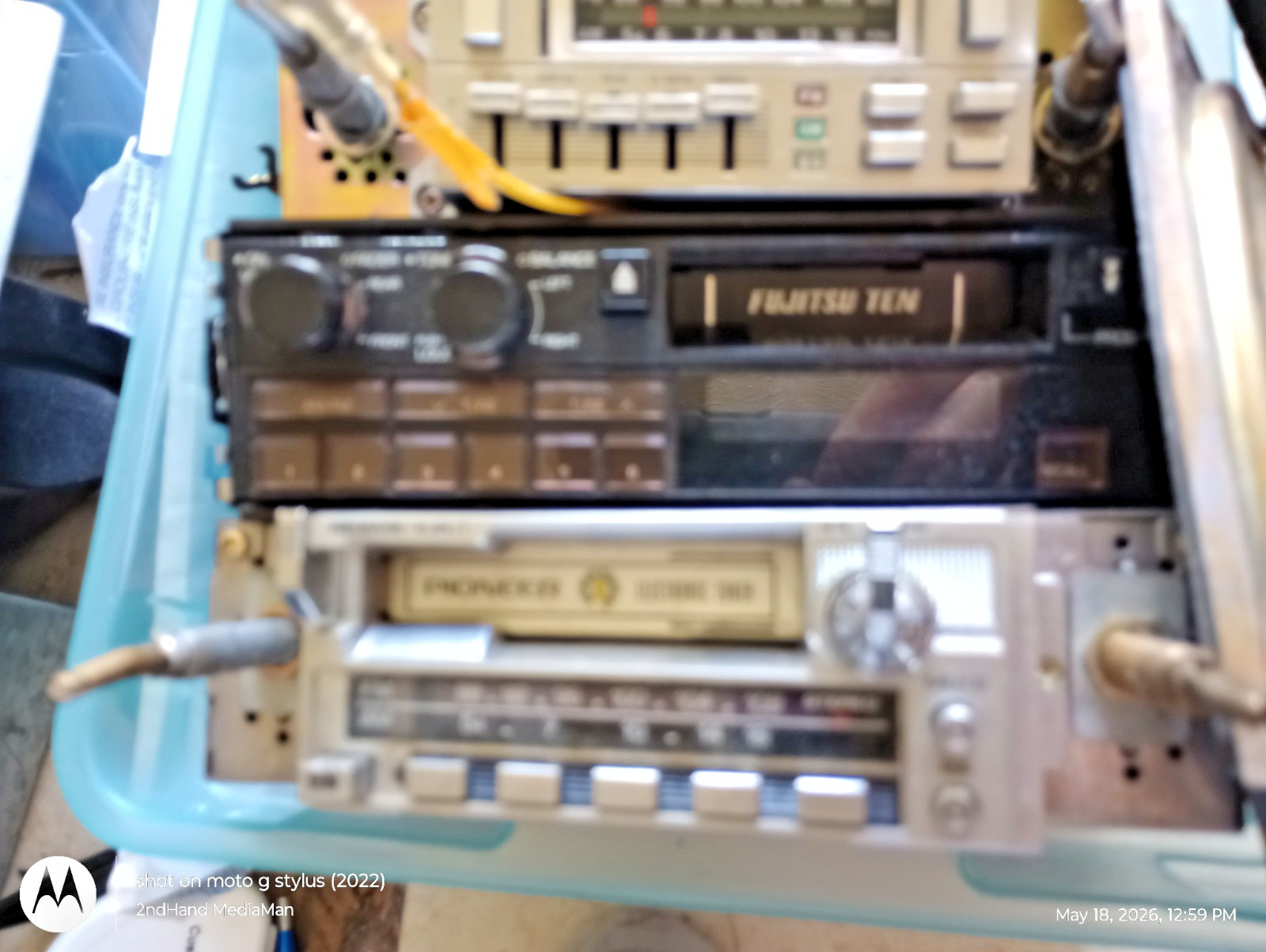 PIONEER KE 2100,FUJITSU TEN,KRACO KGE TAPE PLAYERS;MEDALLION 8 TRACK DELCO SPKRS