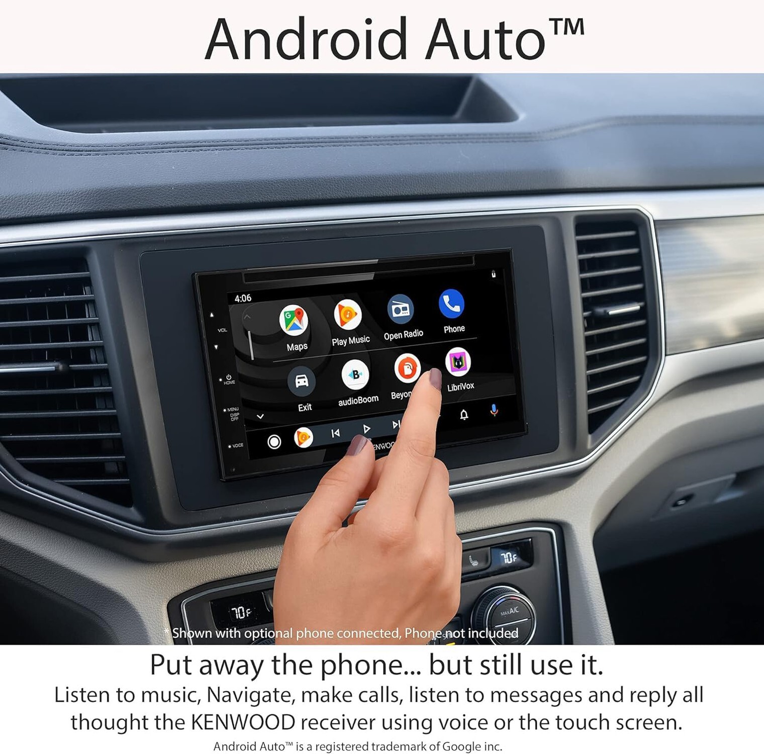 Kenwood DDX5707S 6.8″ DVD/CD Car Stereo with AM/FM RDS + CMOS-230 Backup Camera