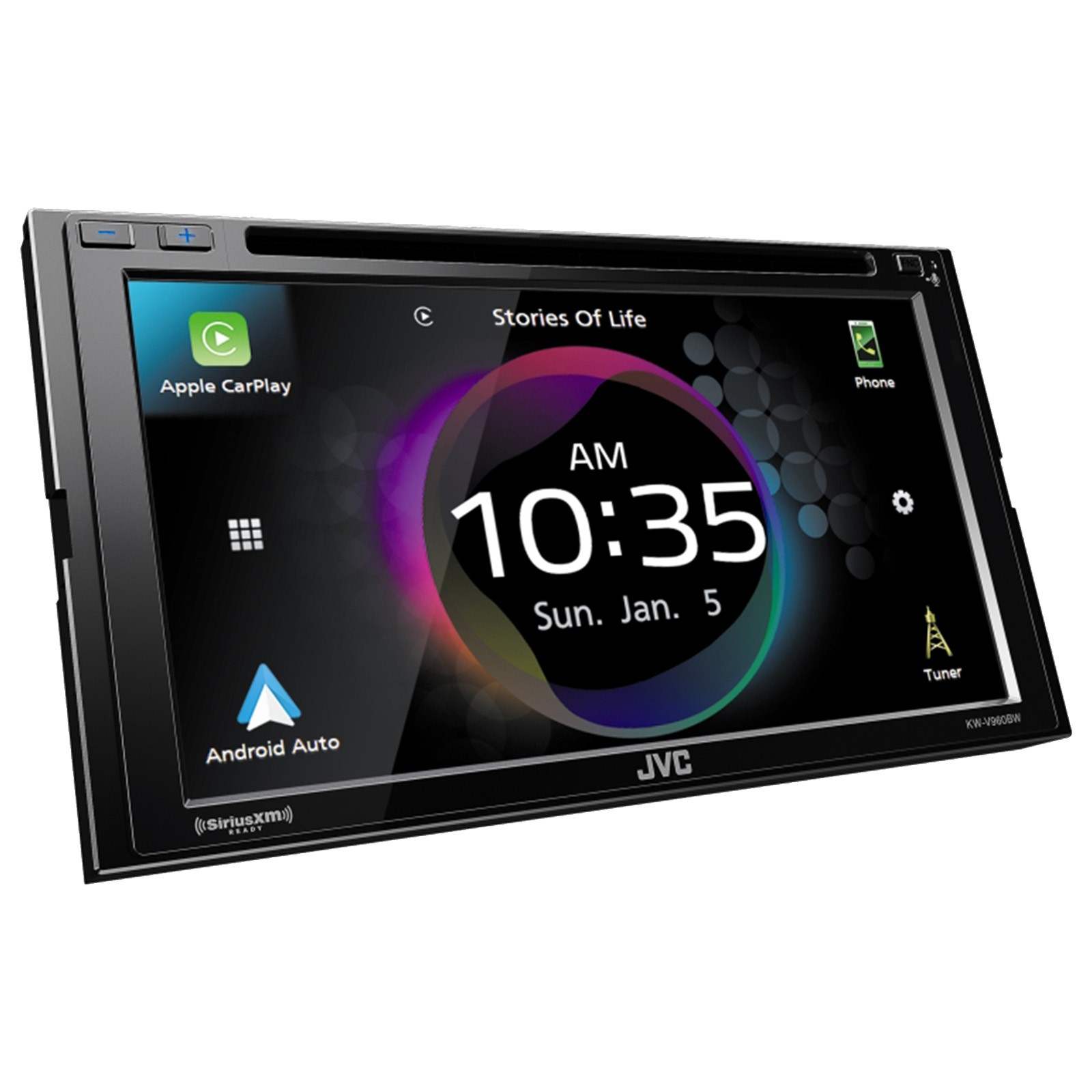JVC KW-V960BW Bluetooth Radio, 2x 6.5″ Speaker, 2x 6.5″ Component Speaker, Wire
