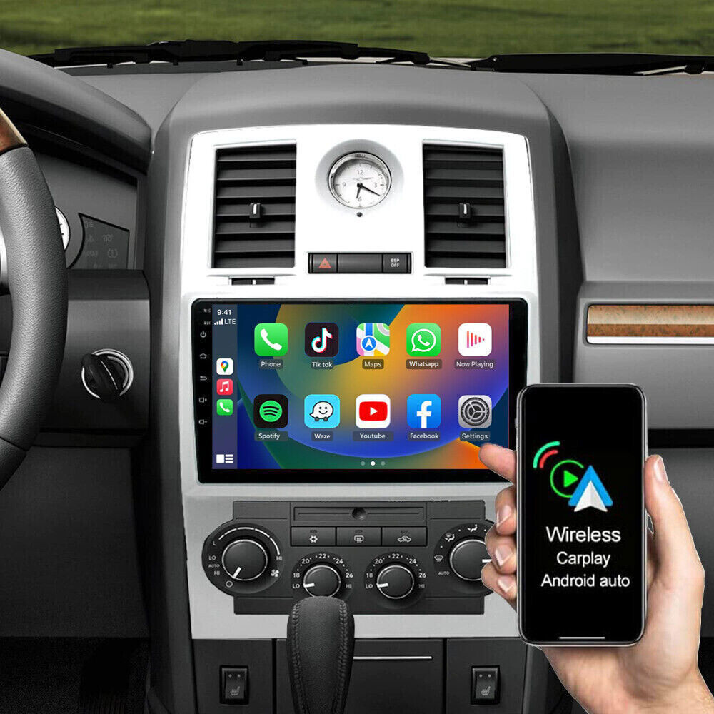 Car Radio Stereo For Chrysler 300C 2005-2010 Android 12 Carplay GPS Navi Player