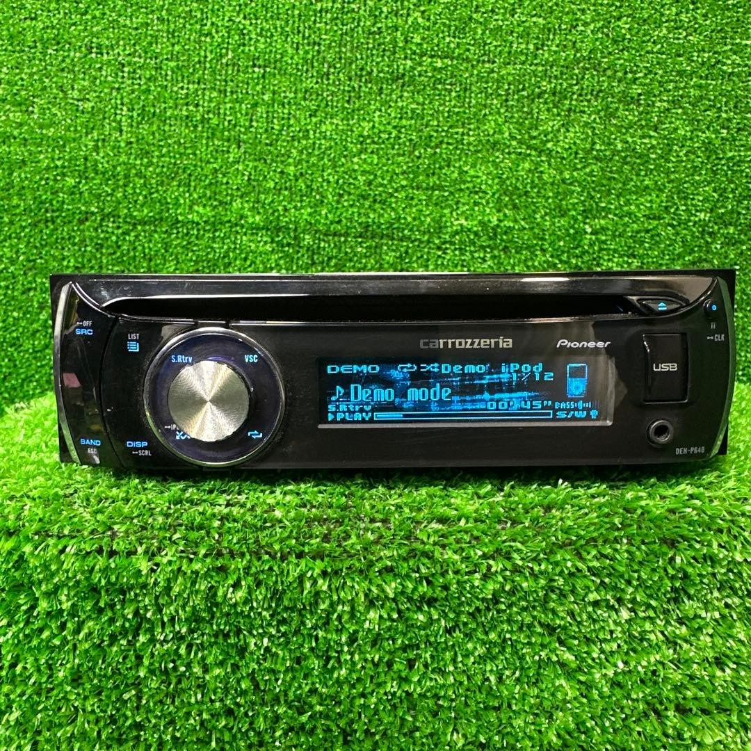 Pioneer Carrozzeria DEH-P640 1DIN Car Audio CD USB Added Bluetooth