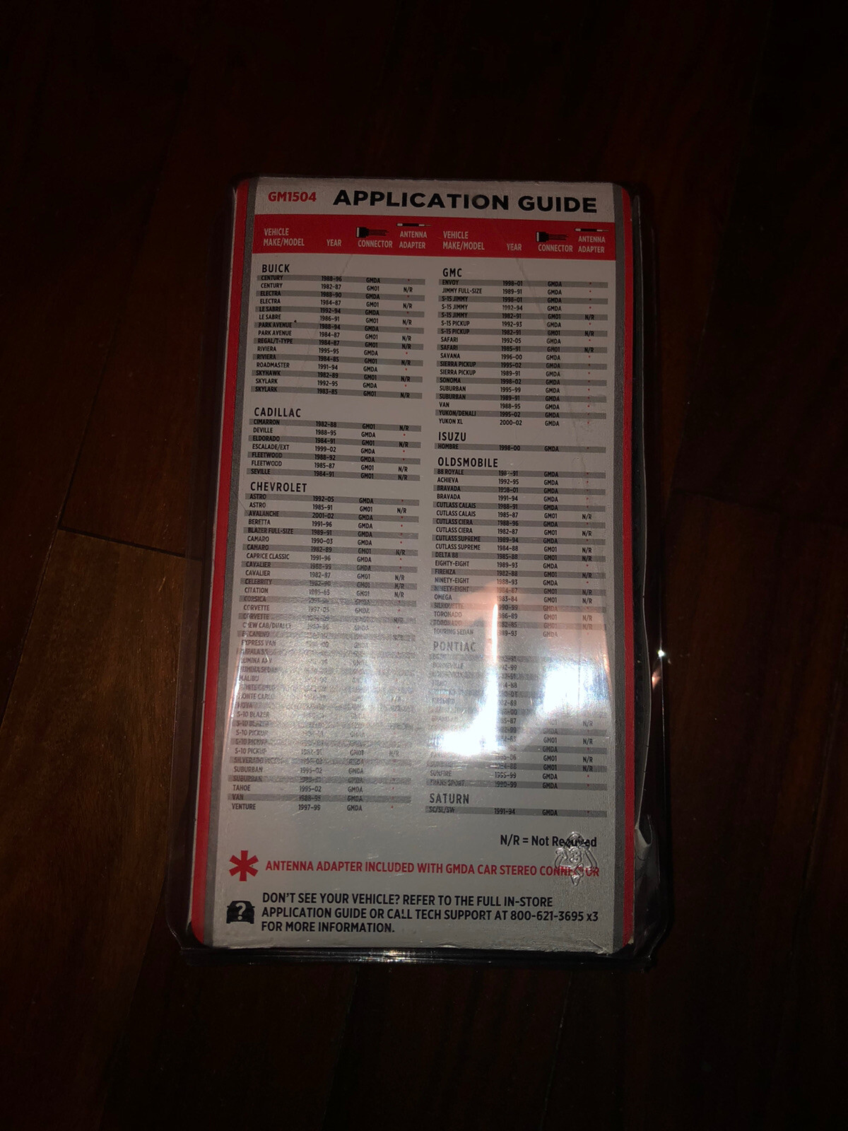 SCOSCHE GM1504 General Motors 1982-05 Stereo Install Kit