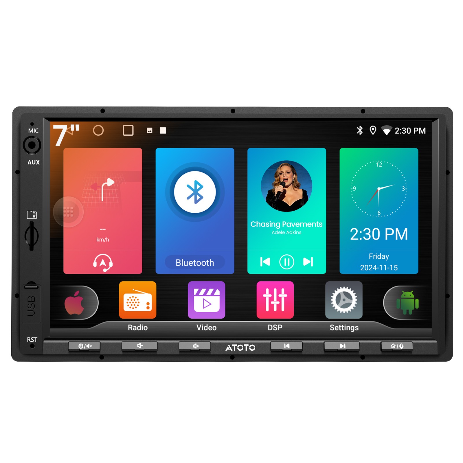 ATOTO 7″ Car Stereo Receiver w/ Apple CarPlay & Android Auto Drive Smarter GPS