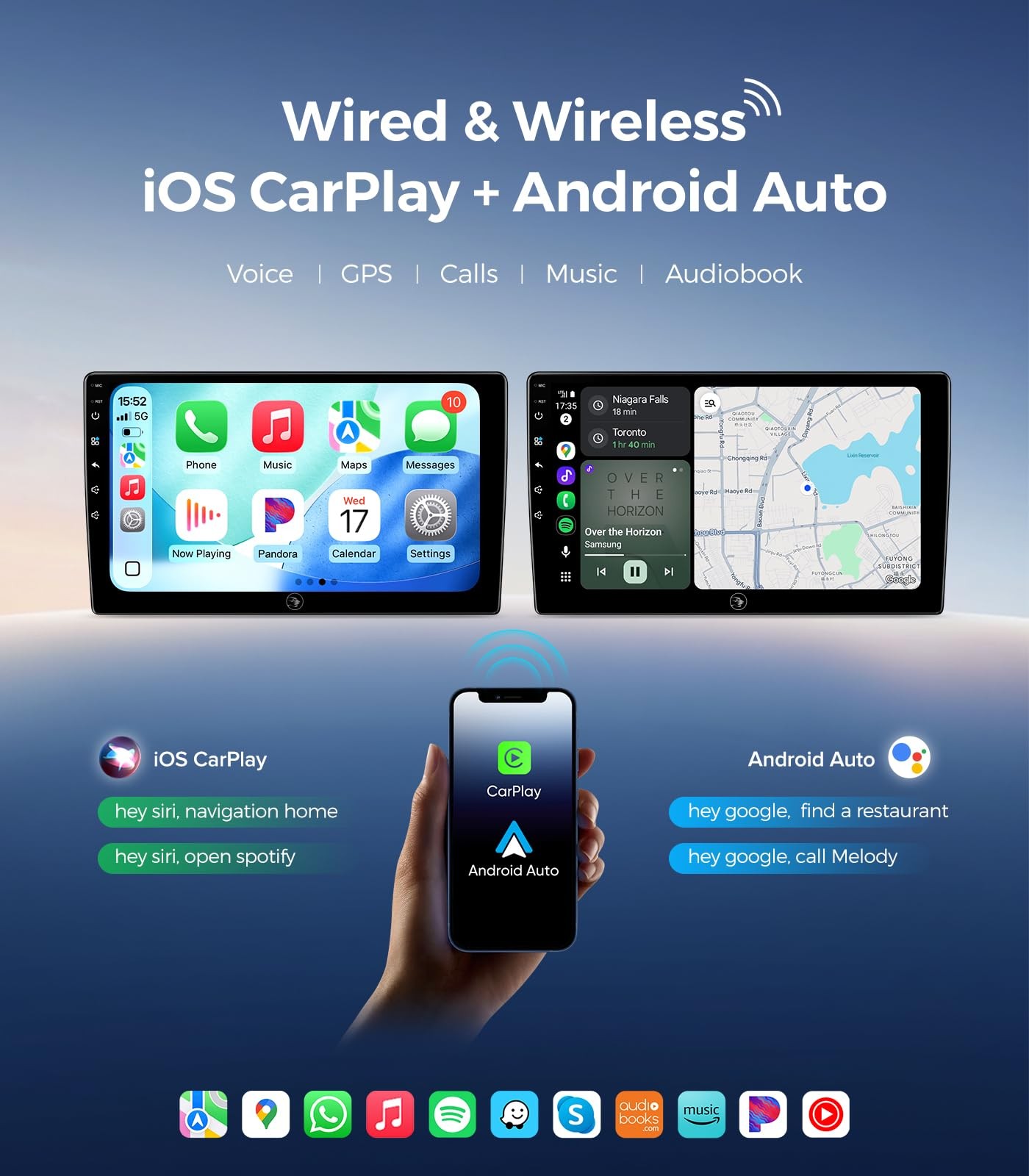 9″ QLED Fast Boot Wireless CarPlay & Android Auto Stereo for 2009-2012 Ford F150