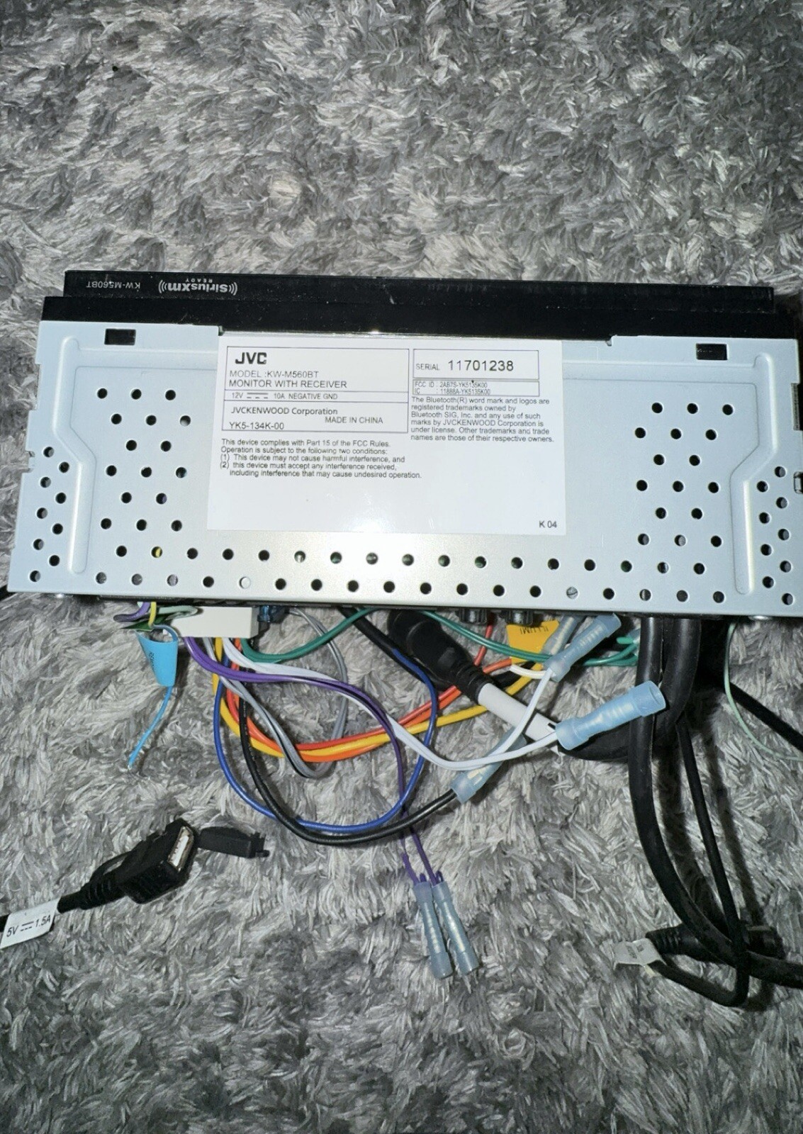 JVC KW-M560BT 6.8 inch Monitor with Receiver