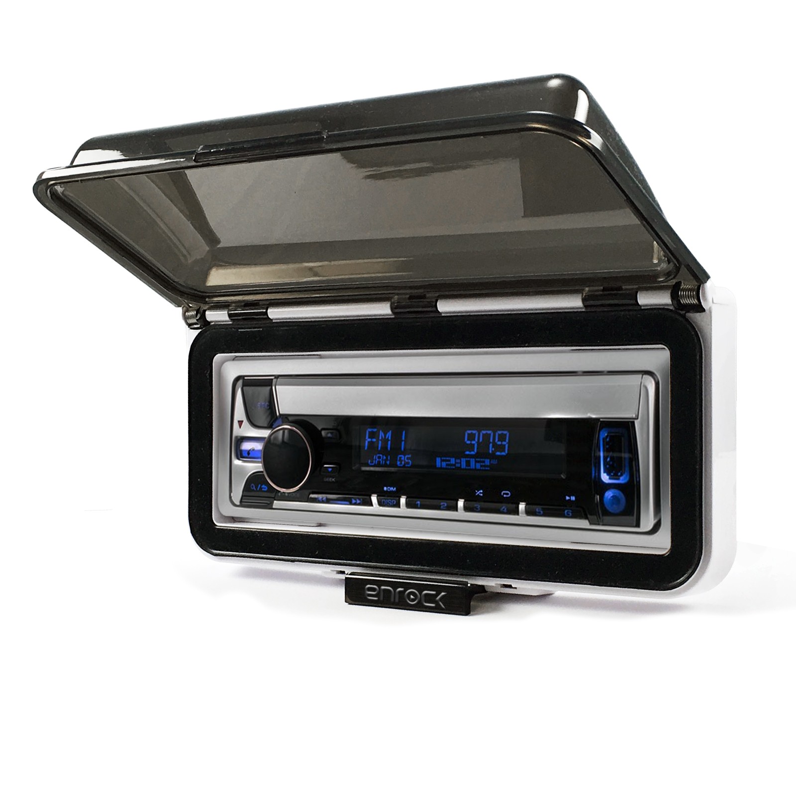 Pyle PLMRB29W Marine MP3 USB Stereo Radio Receiver + 4X Speakers & 400 Watt Amp