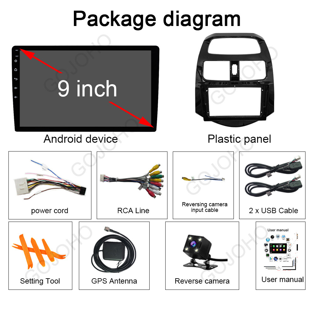 Android 13 For Chevrolet Spark 2011-2014 Car BT Radio Stereo GPS NAVI FM CarPlay