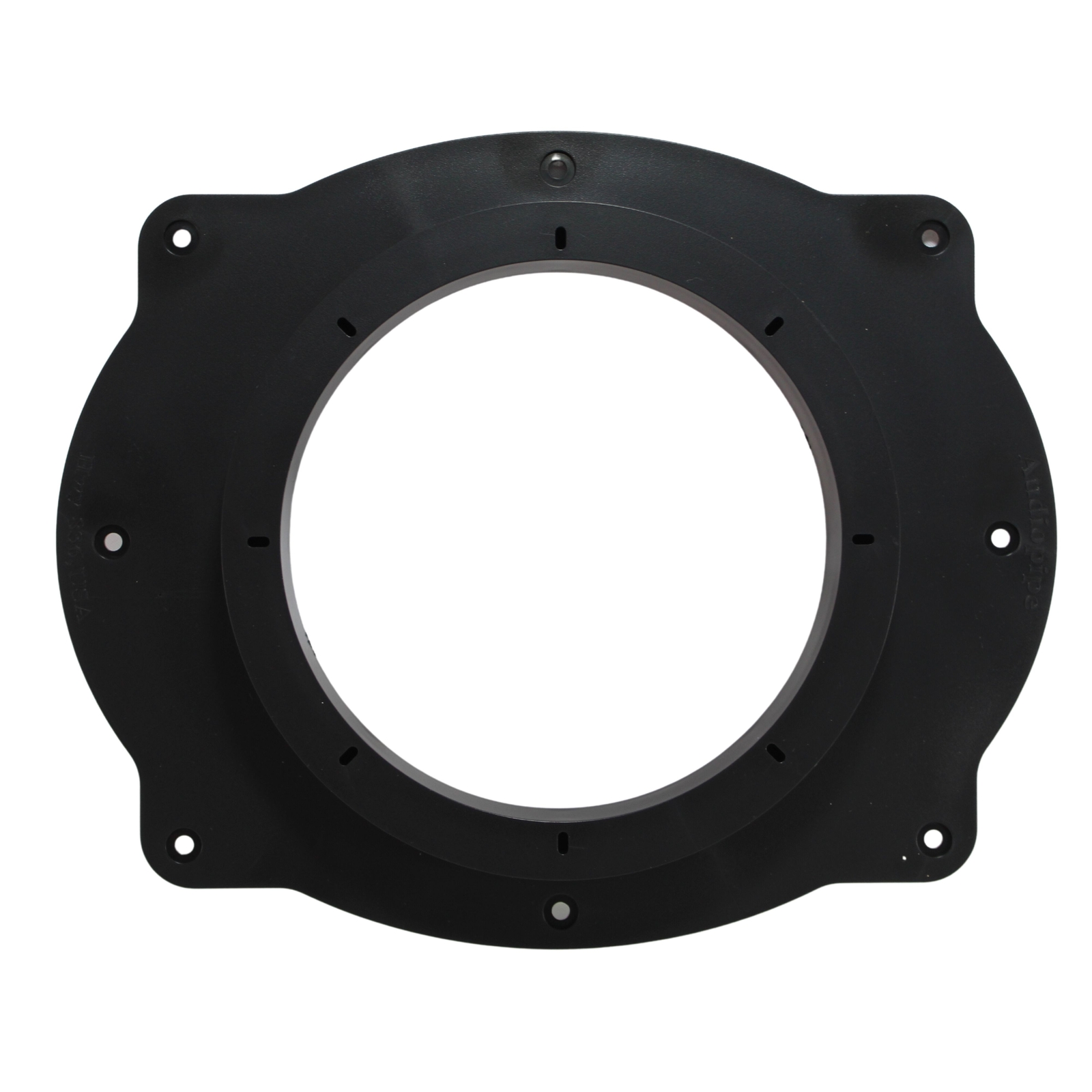 Audiopipe 6×9″ to 6″ PVC Plastic Adapter Ring Spacer Black (Pair) RING-PVC-A69-6