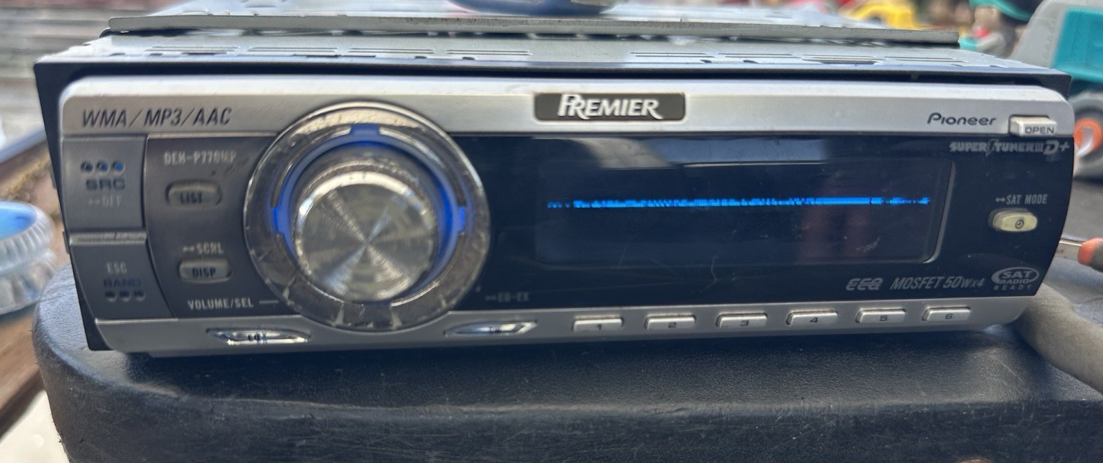 Pioneer (Premier) DEH-P770MP In-Dash Stereo Receiver Old School Tested/Rare
