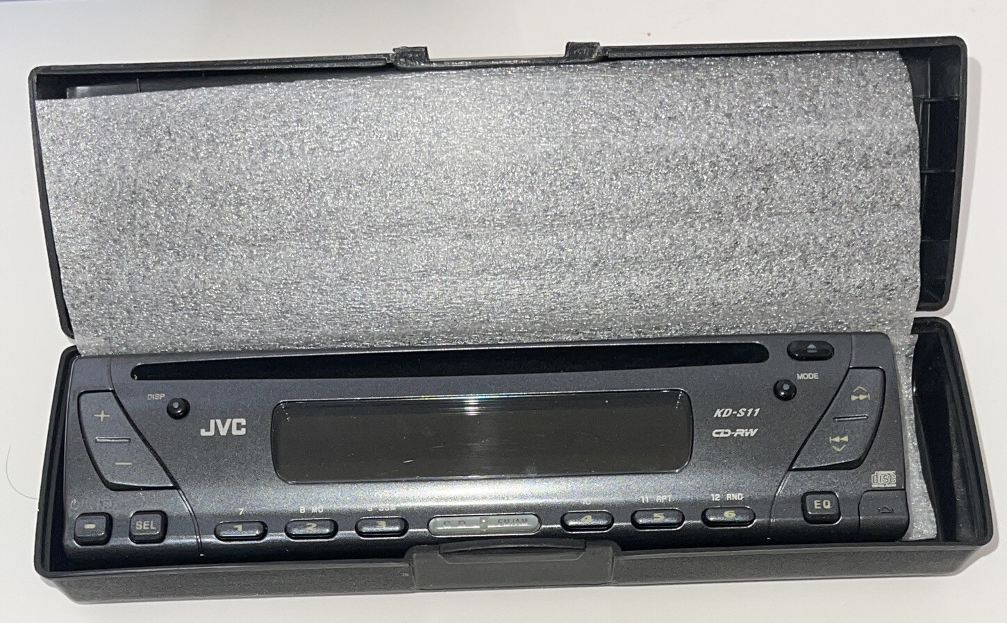 JVC KD S11 Car CD R RW Compatible Player Receiver AM FM Detachable Face Kit