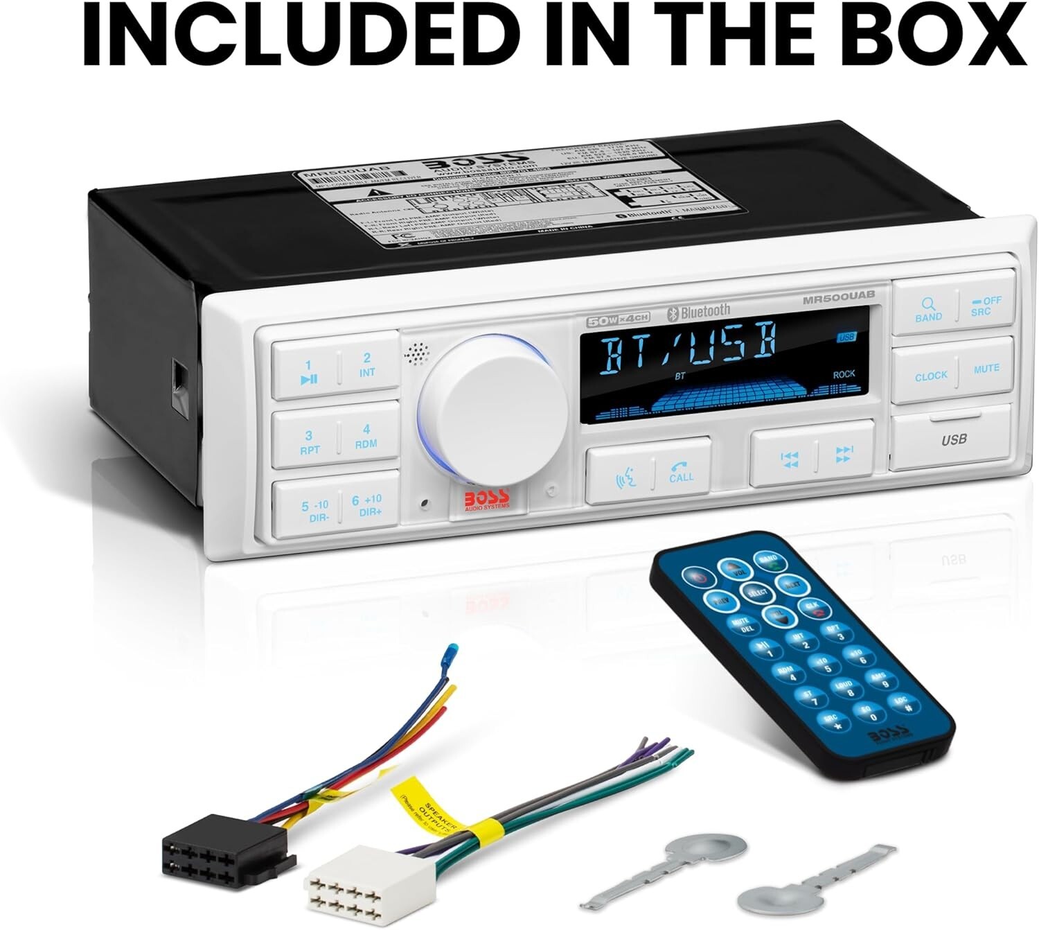 BOSS MR500UAB 200W BLUETOOTH/MP3/AM/FM/USB STEREO w/REMOTE *U