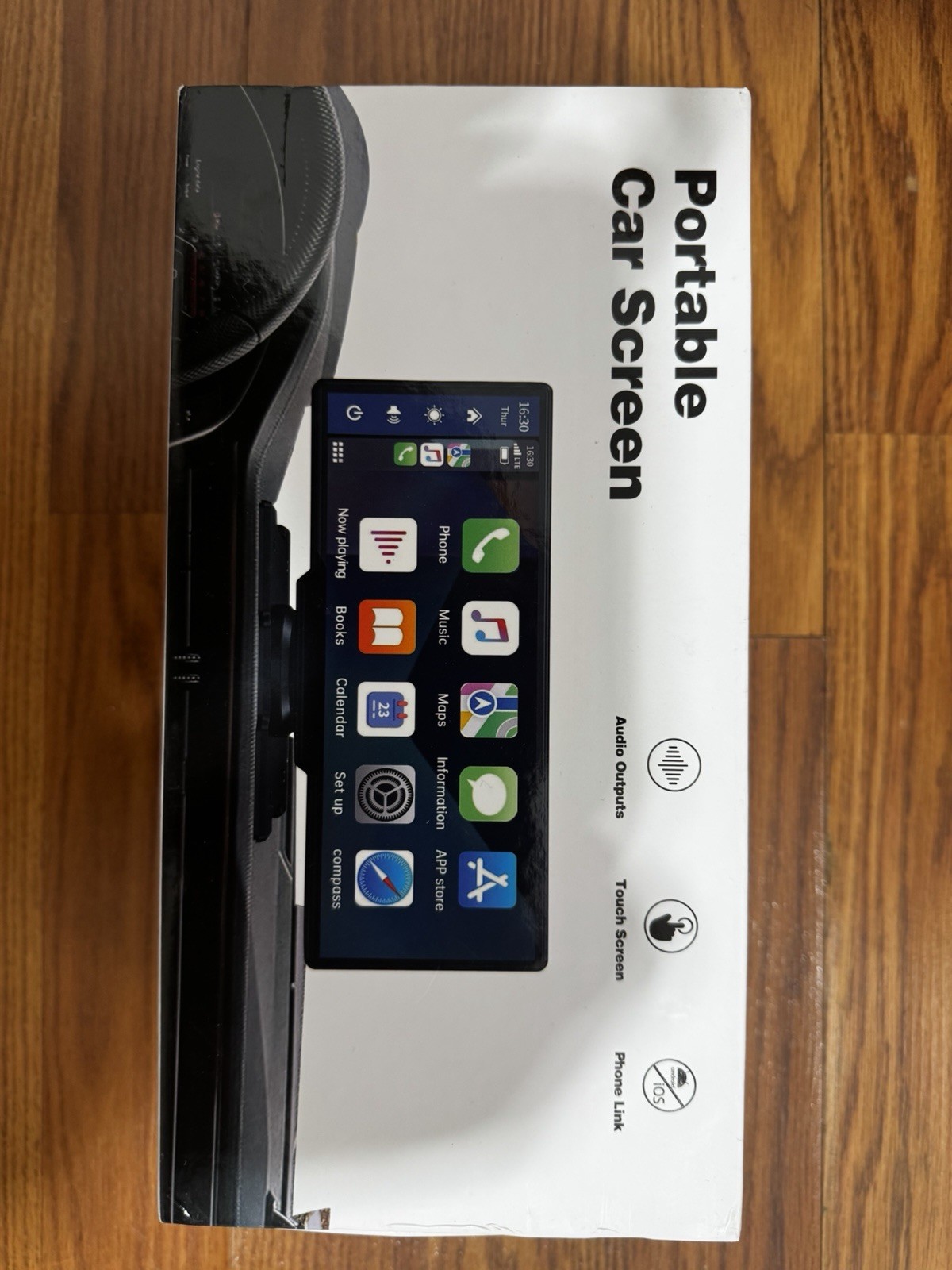 Wireless Carplay Screen, 10.26″Portable Car play & Android Auto Touch Screen,…