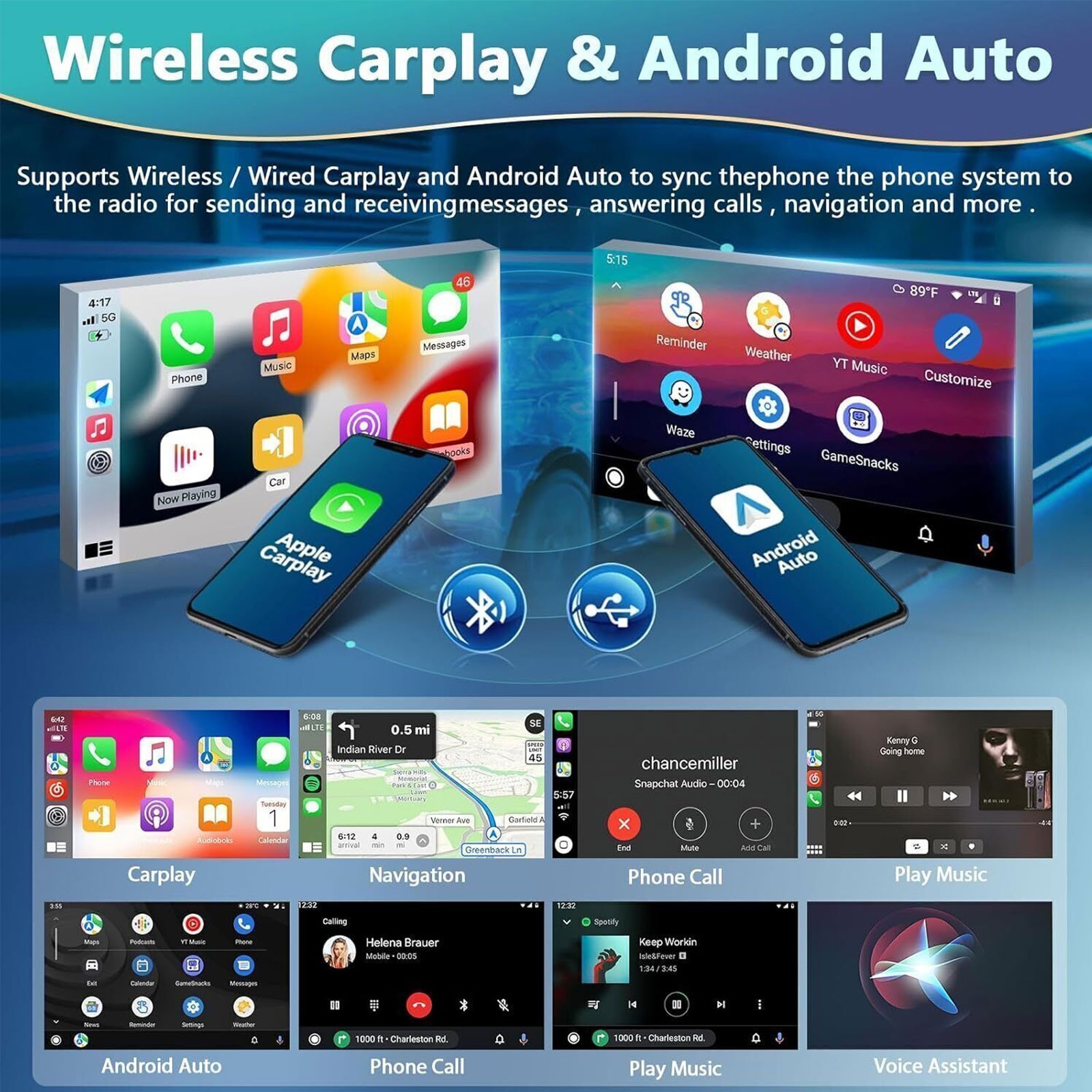 For 2003-2006 GMC Sierra 1500 2500 3500 Android 13 Car Radio GPS Nav Camera Wifi