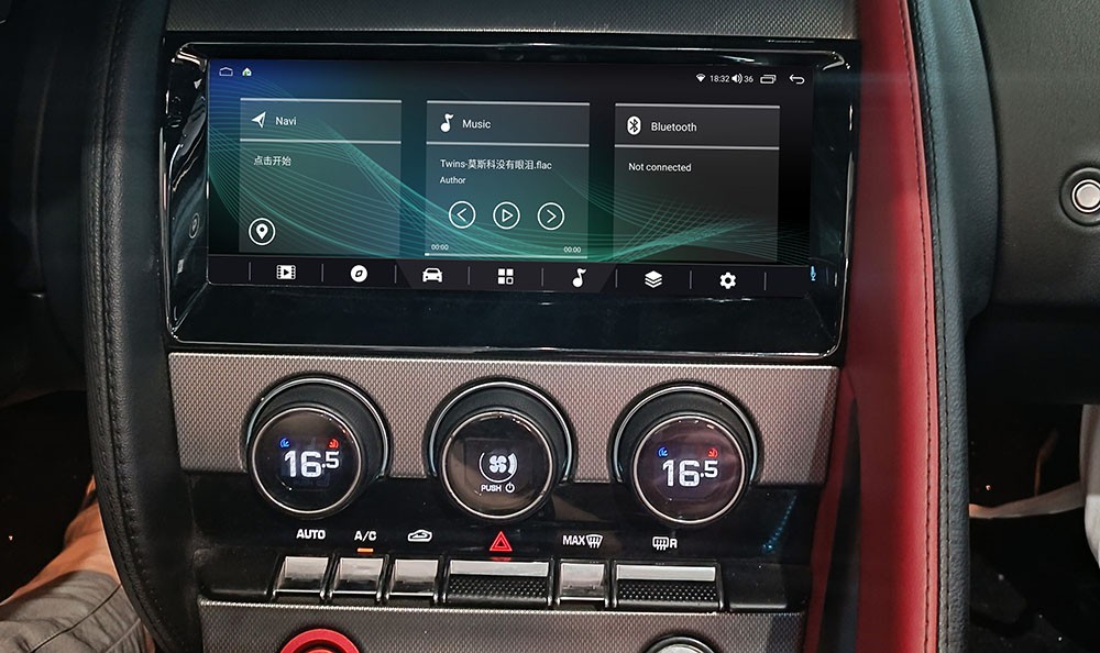 For 2013-2019 Jaguar F-Type Car Stereo Radio SWC GPS Navi Carplay Screen 4+64GB