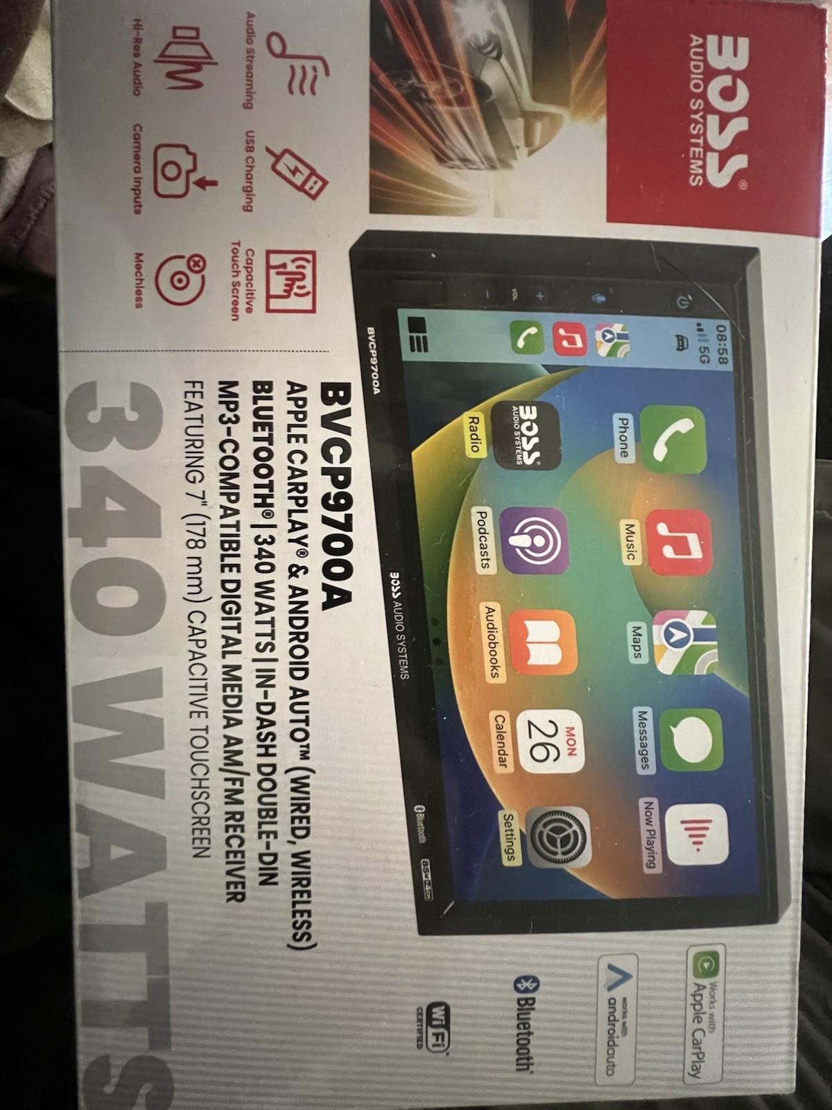 BOSS Audio BVCP9700A 7 inch Touchscreen Digital Media Receiver