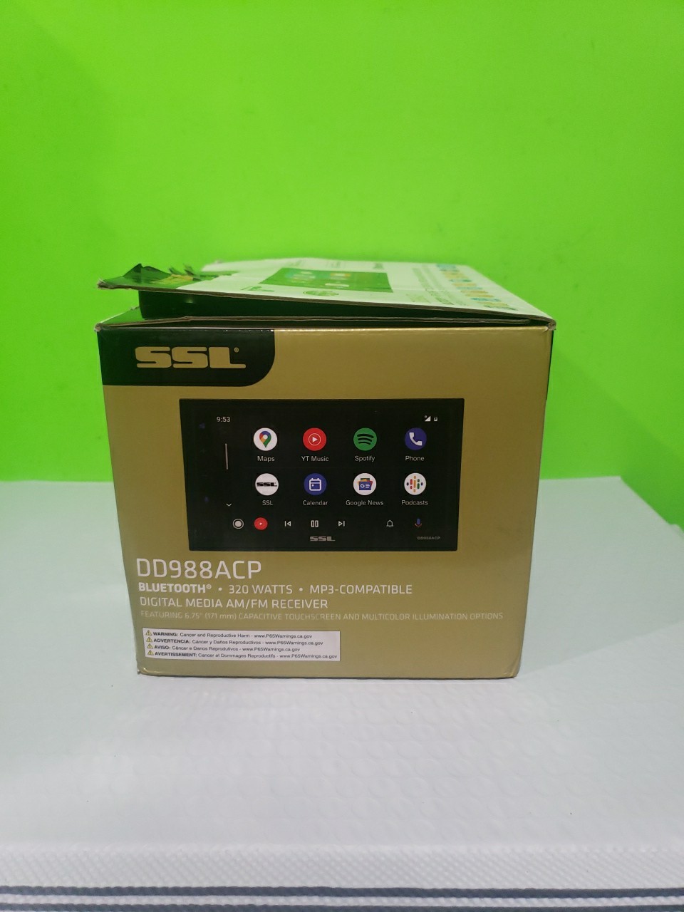 SSL Dd988ACP Bluetooth Digital Media Receiver 320 Watts. MP3 Compatible Open Box
