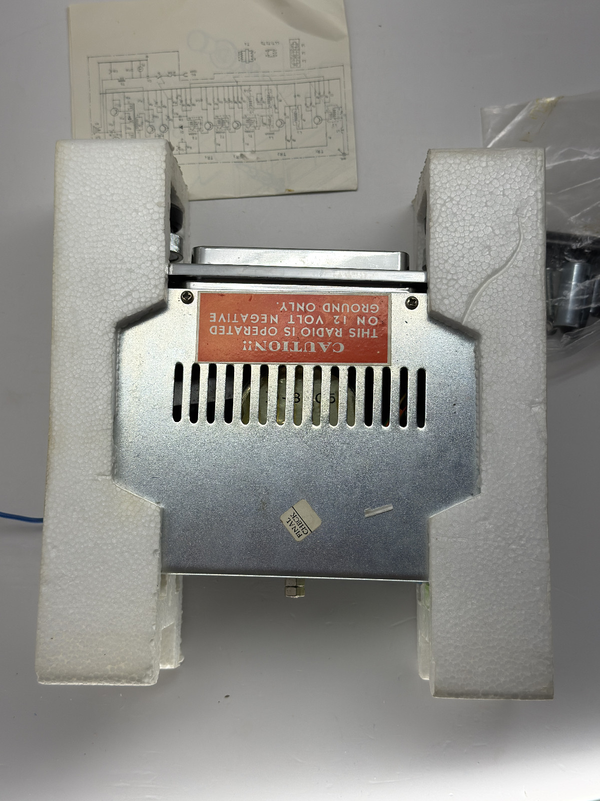 Vintage Automatic Car Radio TMA-1550-V Universal Solid State 12V Hong Kong READ