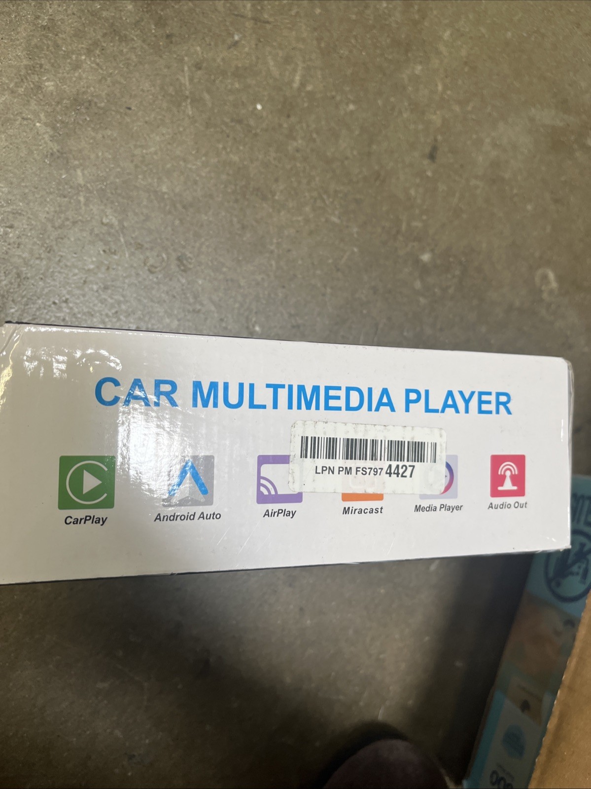 Portable Wireless Carplay Android Auto Car Radio Multimedia Player Mirror Link