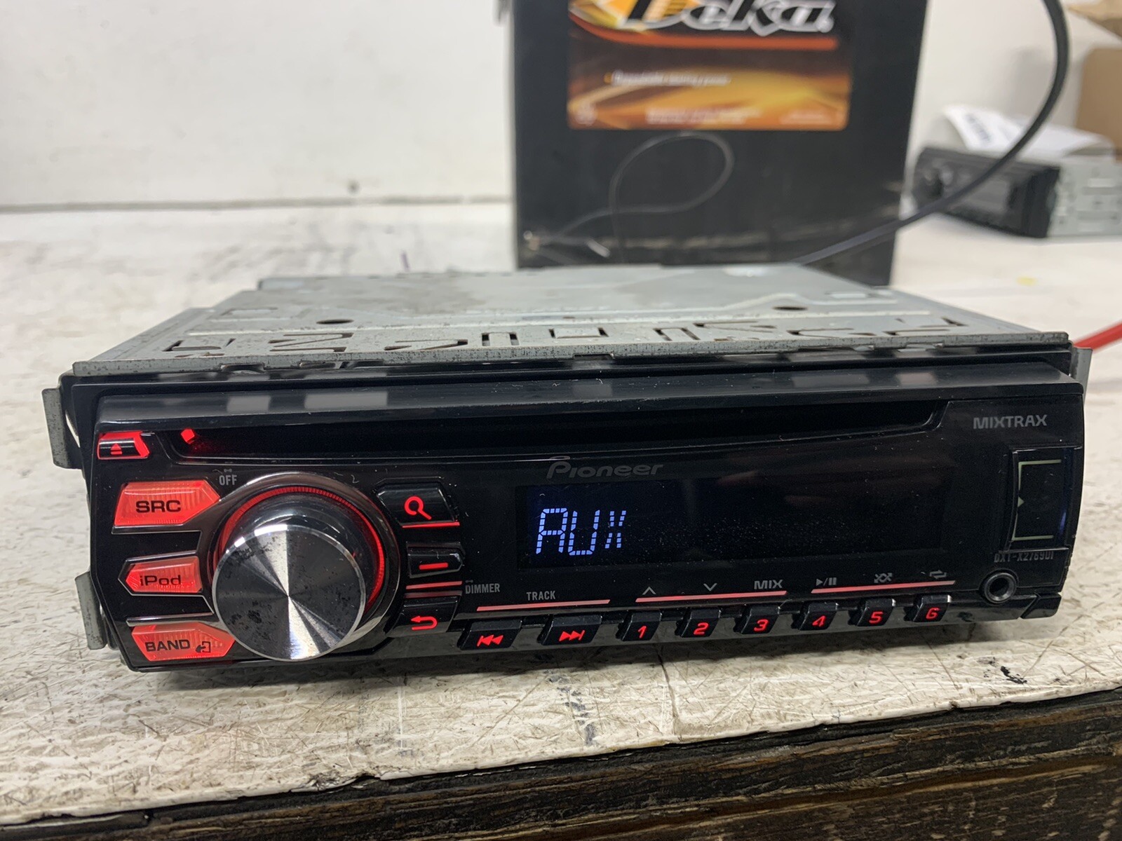 Pioneer DXT-X2769UI Mixtrax single din radio stereo CD player AUX USB tested
