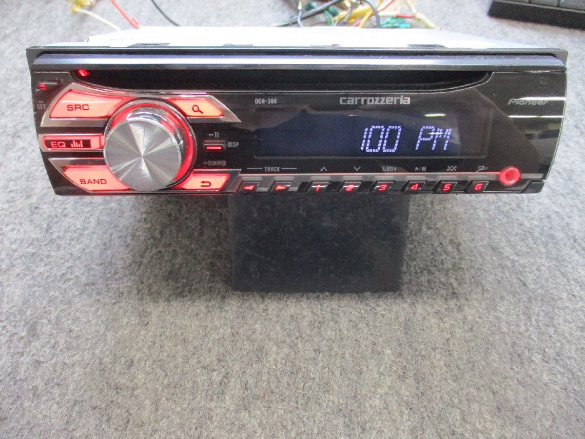 Pioneer DEH-380 CD AUX Radio 1DIN Deck Excellent JAPAN