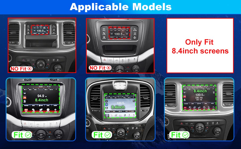 Car Stereo for Dodge Charger 2011-2014, Dodge Journey 2011-2020/Chrysler 300/300
