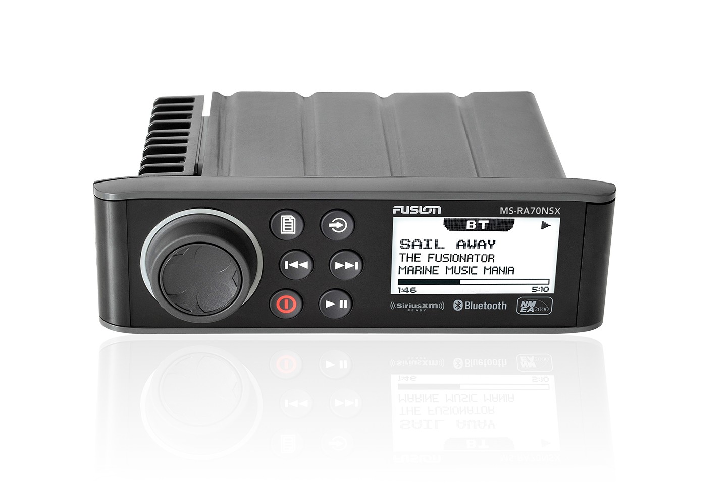Fusion MS-RA70NSX, with SXV300V1 Sirius XM Tuner, and MS-NRX300 Wired LCD Remote