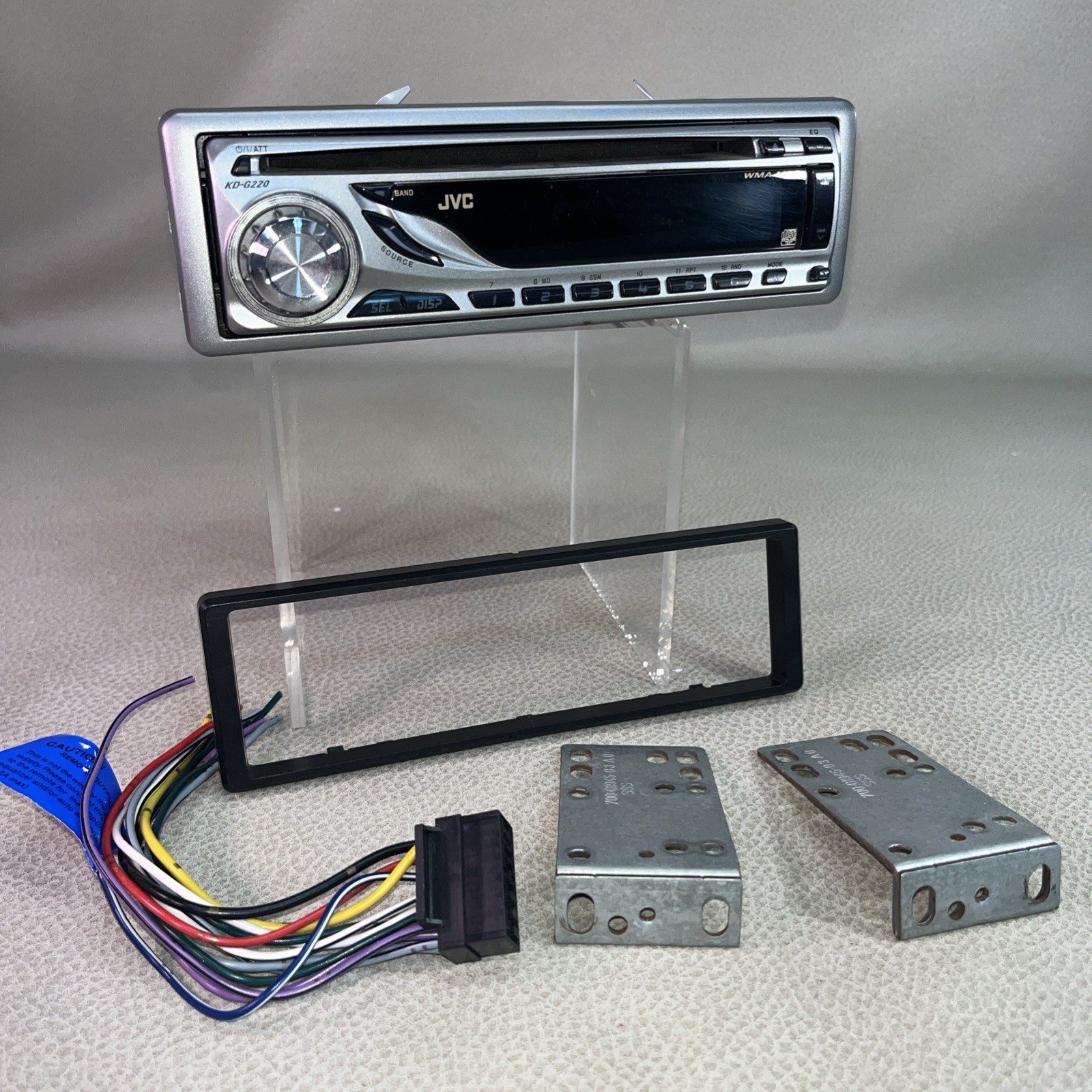 JVC KD-G220 CD Player In Dash Receiver. CD & Radio. With Manual.