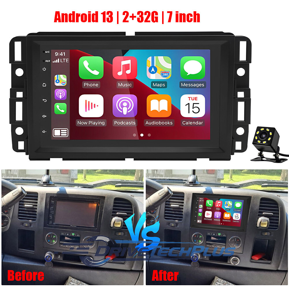 Android 13 Radio estéreo para coche de 7″ Para GMC Yukon Chevy Silverado Sierra
