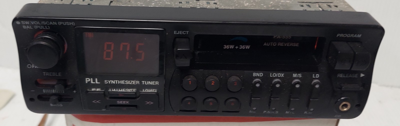 POWER ACOUSTIK – PA 555 CAR RADIO