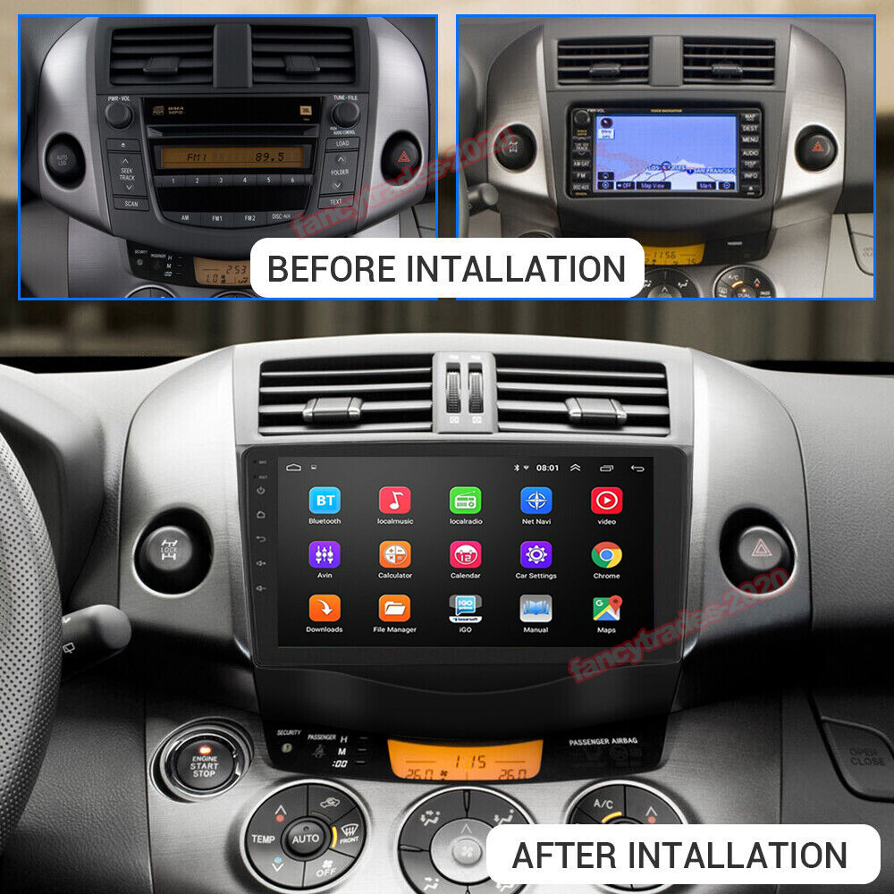 Android 12 Car Radio Multimedia Player For Toyota RAV4 Rav 4 2007-2012 Carplay
