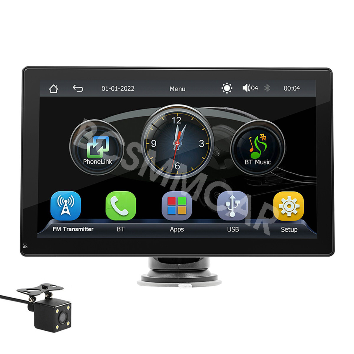 9in Radio Car Stereo Touchscreen MP5 Player For CarPlay Android Auto With Camera