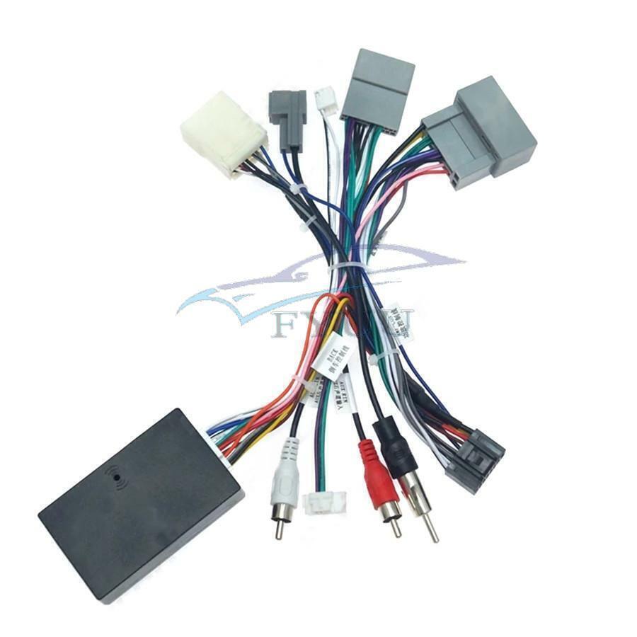 16Pin Android Radio Power Cable Adapter w/ Canbus Box For Honda Civic CRV 12-15