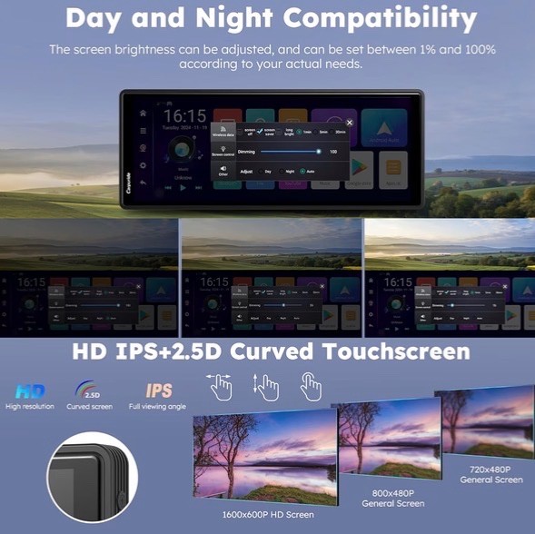 W903Plus Wireless CarPlay & Android 4+64 GB, 9.3″ HD IPS Touchscreen GPS BT